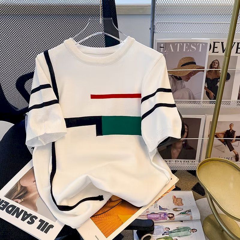 Women'S Fashion Trends Summer 2025 - Oversized T-shirt Women Ice Silk Short