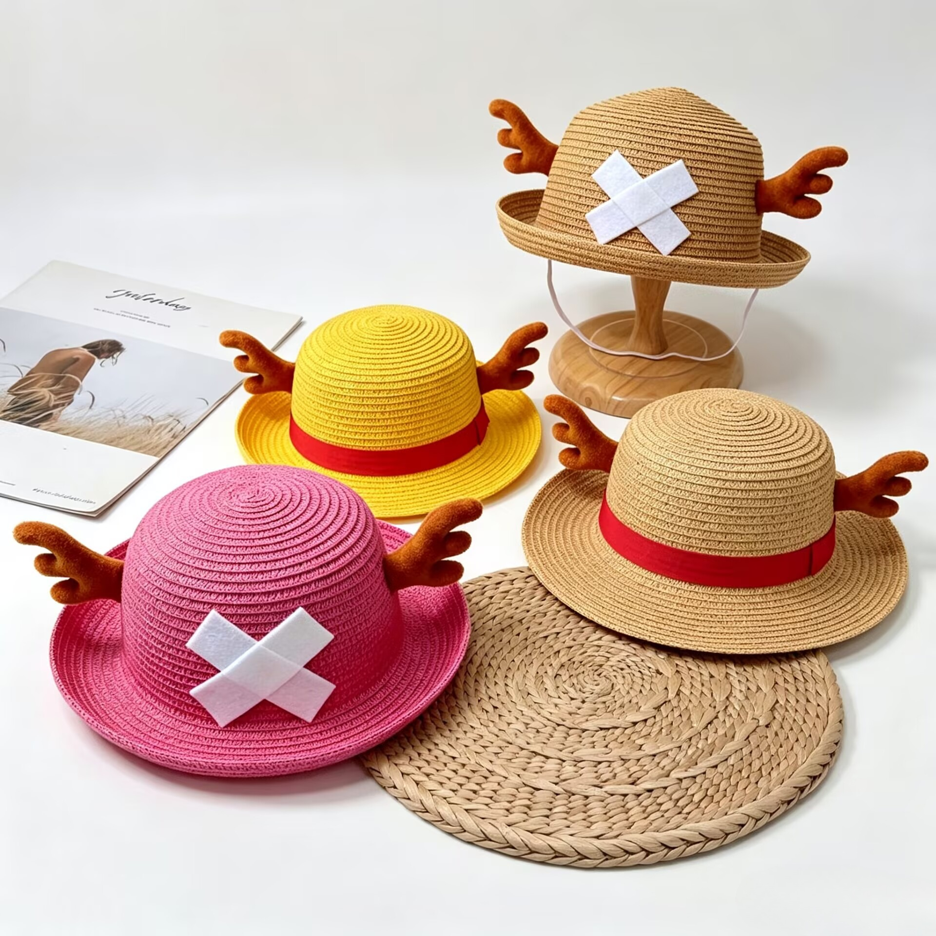 Straw Hat Summer - 2026 New anime Cartoon Straw Hat,