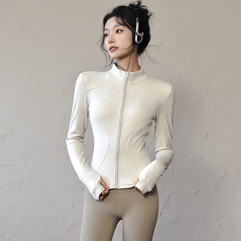 Women'S Fashion Tops - Long Sleeve Sports Jacket Women Zip