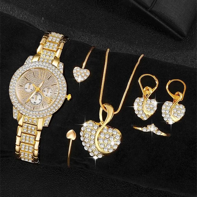 Fashion Women Watches - Women's Quartz Watch Gold Luxury Women
