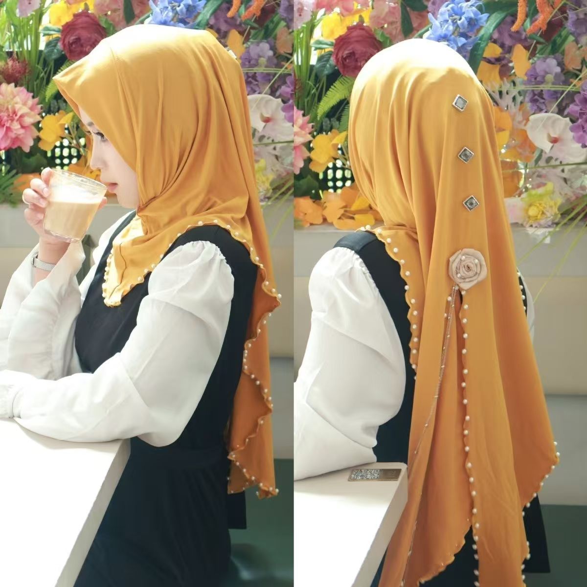 Women Fashion Style - New Hats Hijab Scarf Ethnic Caps