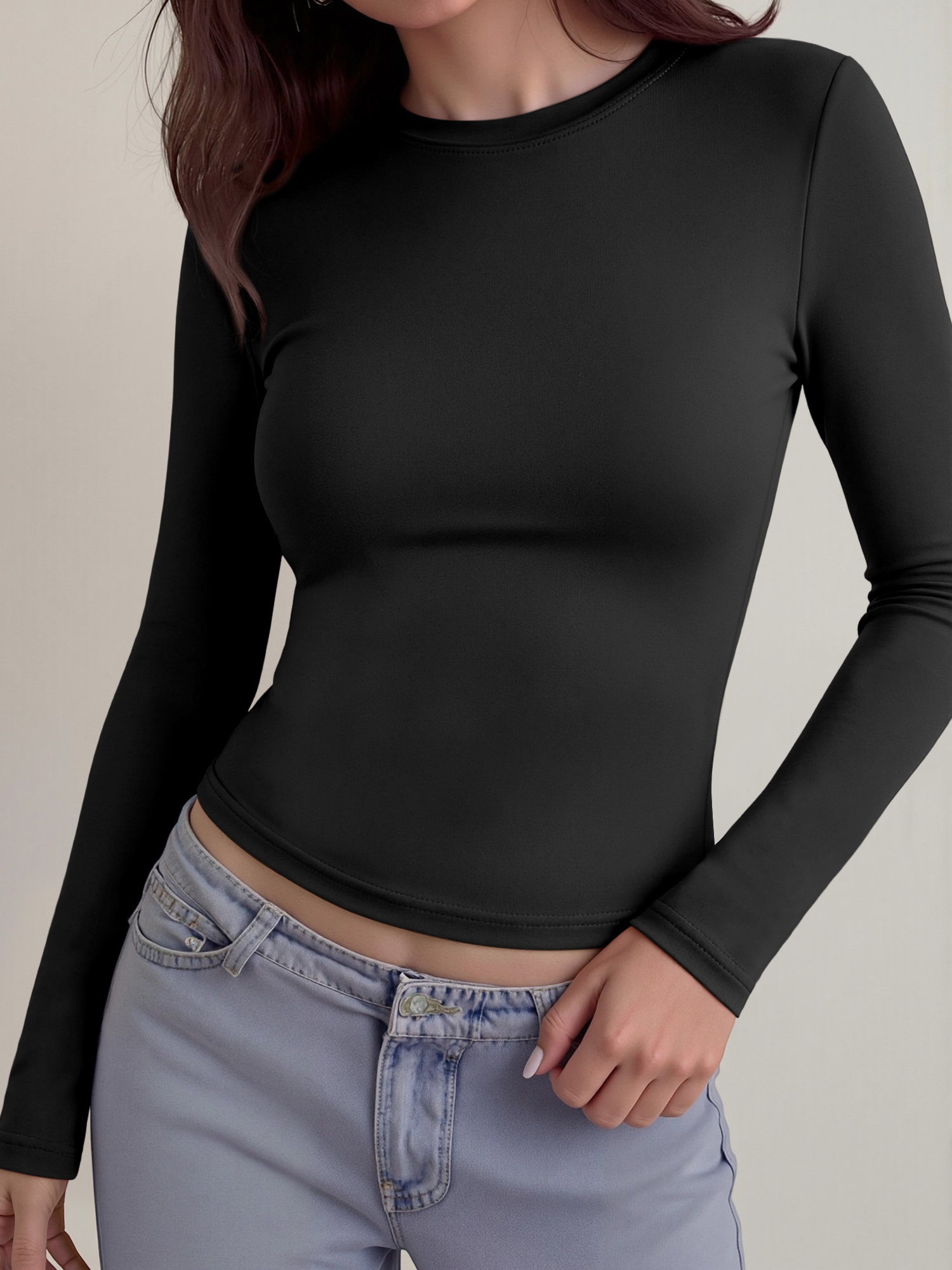 Women'S Fashion Tops - Fashion Casual Long Sleeve Tee Women
