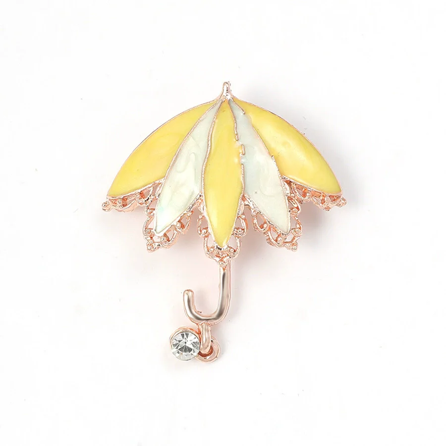 Women'S Fashion Umbrella - 1Pc Lovely Umbrella Brooch for Women