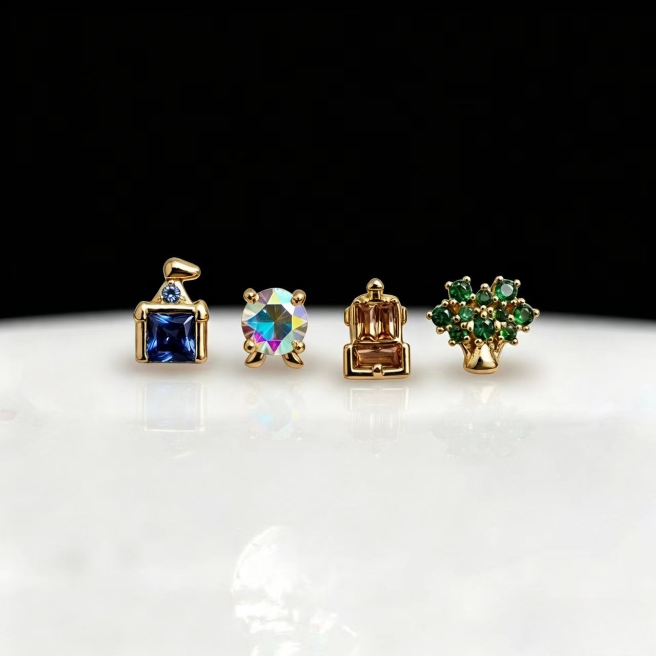 Women'S Fashion - New Exquisite Cute Amusement Park Stud