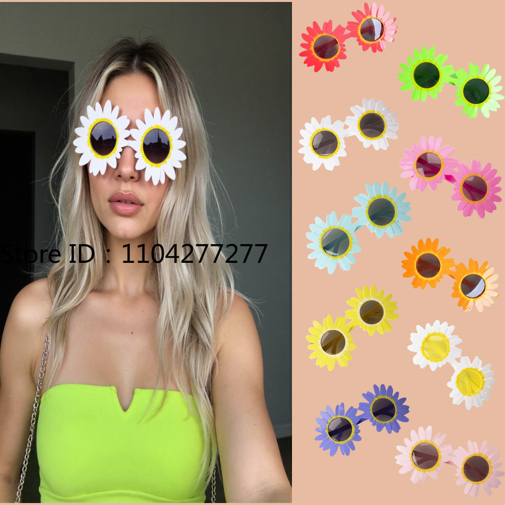 Women'S Fashion Eyewear - Sunflower Sunglasses Little Daisy Shape Sunglasses