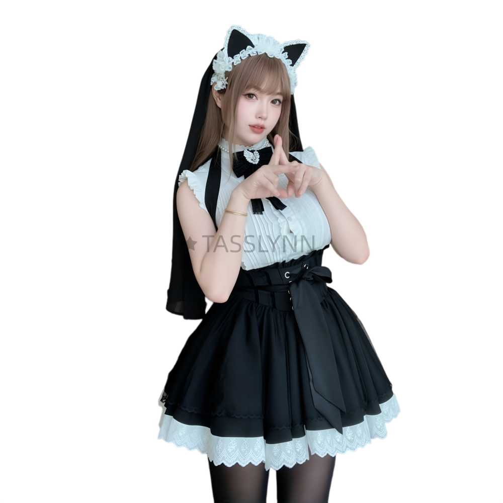 Cat Ear Nun Maid Dress Women's - Women'S Fashion Kilt avis et prix