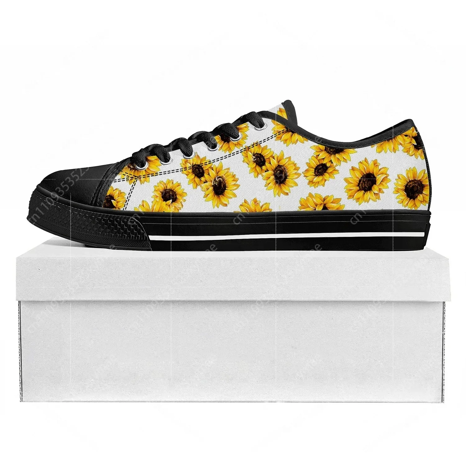Sunflower Yellow Flower Low To - Women'S Yellow Fashion Sneakers avis et prix