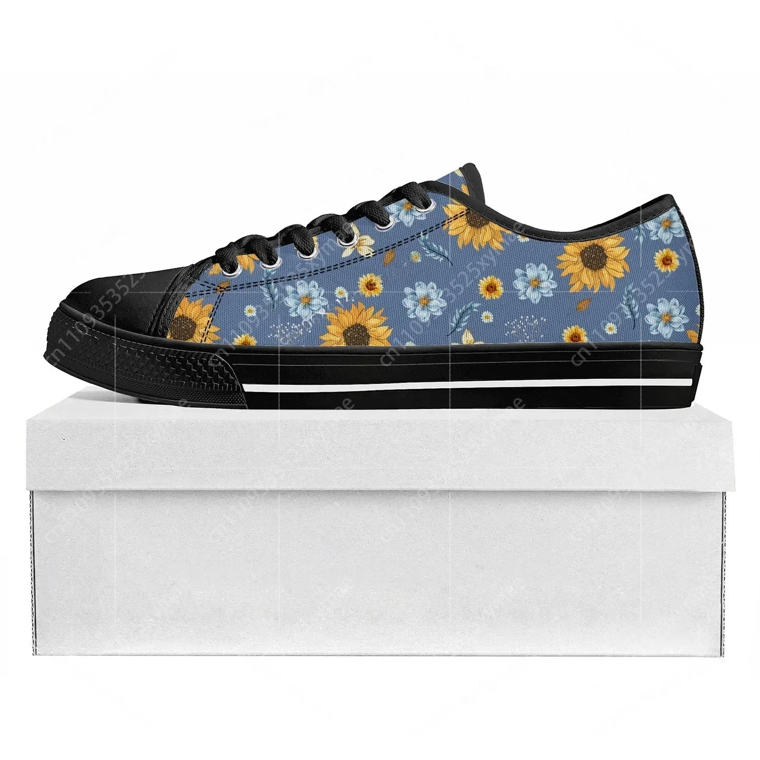 Sunflower Yellow Flower Low To - Women'S Yellow Fashion Sneakers avis et prix