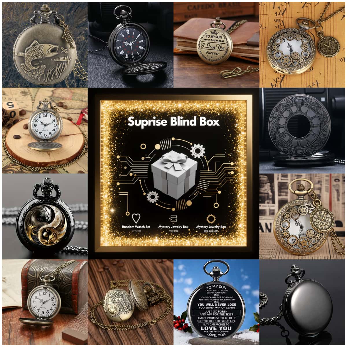 1PC Surprise Mystery Watch Bli - Fashion Women Watches avis et prix
