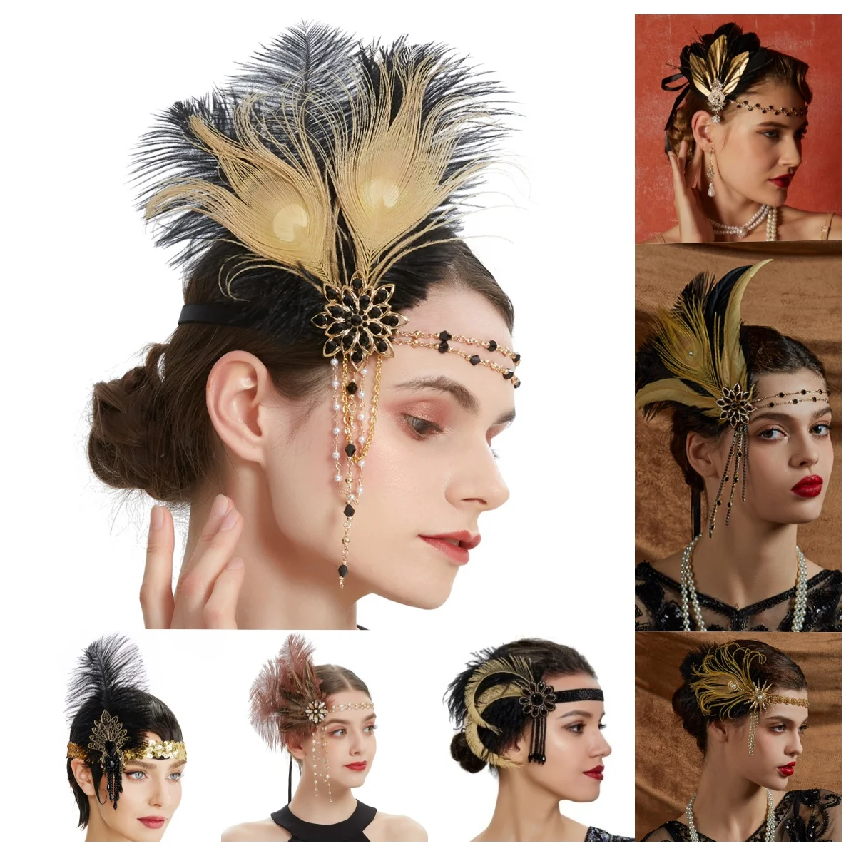 Rhinestone HairBand 1920s Vint - Women'S Fashion Of The 1920S avis et prix