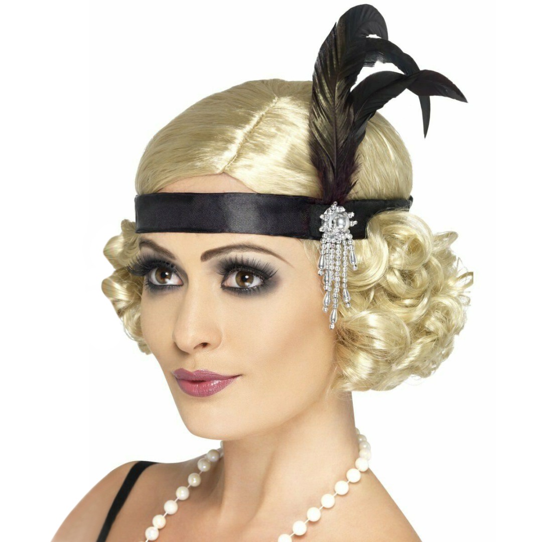 Ladies Flapper Feather Headban - Women'S Fashion Of The 1920S avis et prix
