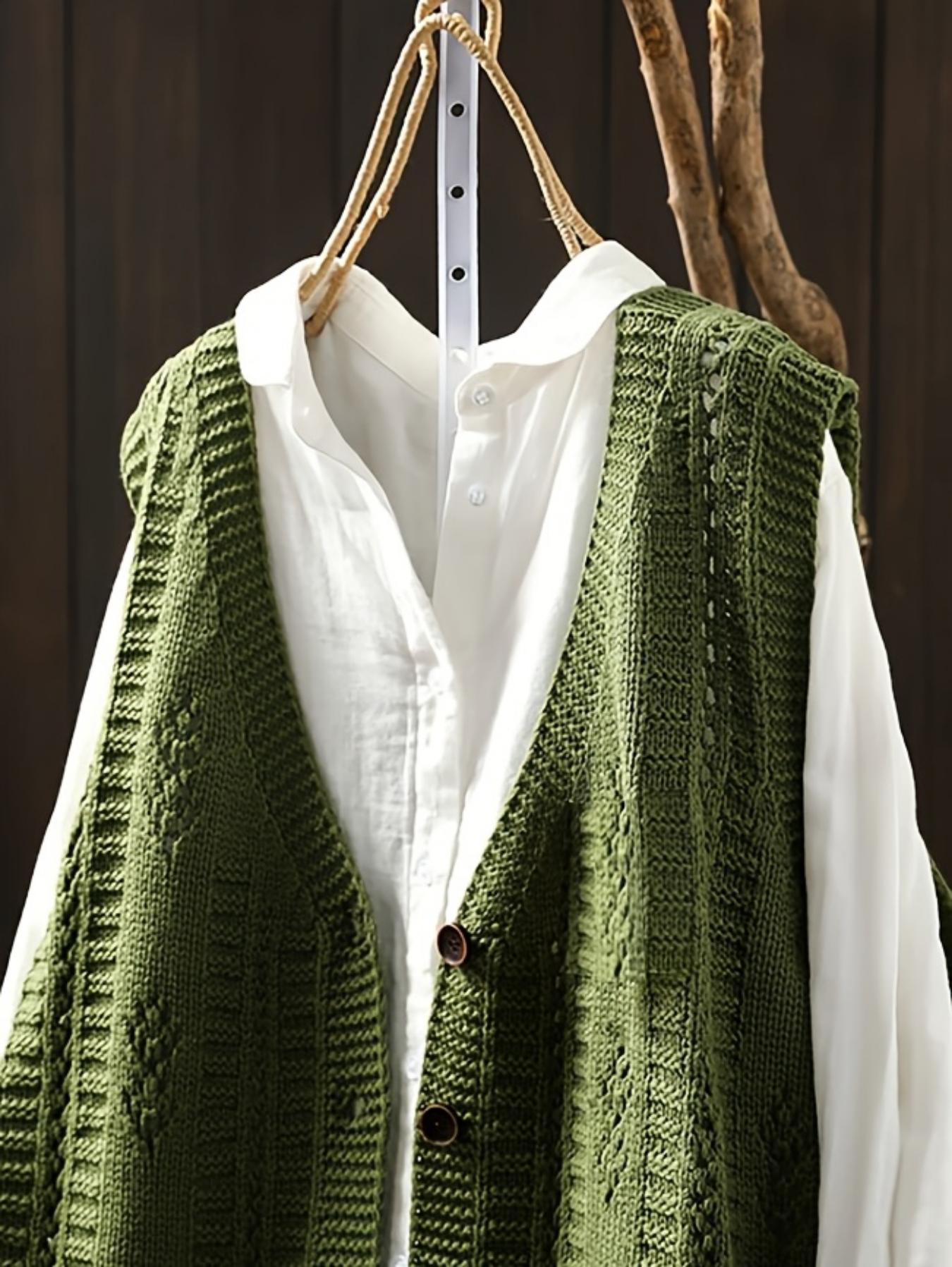 Women's V Neck Casual Sleevele - Women'S Fashion Knitwear avis et prix