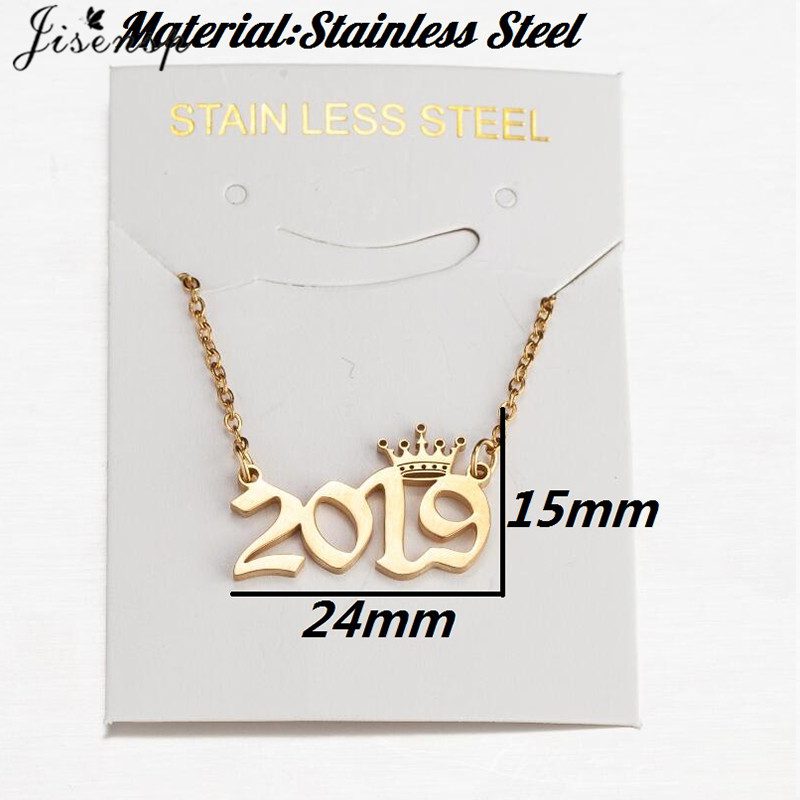 Stainless Steel Crown Year Num - Women'S Fashion Year 2000 avis et prix