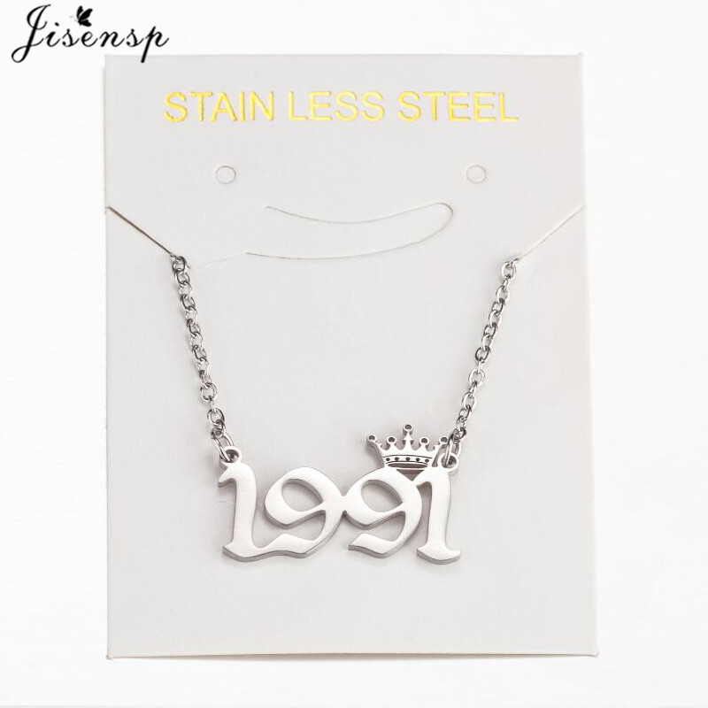 Stainless Steel Crown Year Num - Women'S Fashion Year 2000 avis et prix