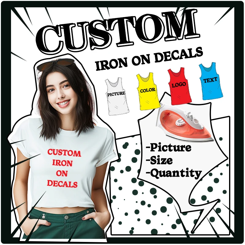 50PCS Custom Thermal Sticker B - Women Fashion Brand Logo avis et prix