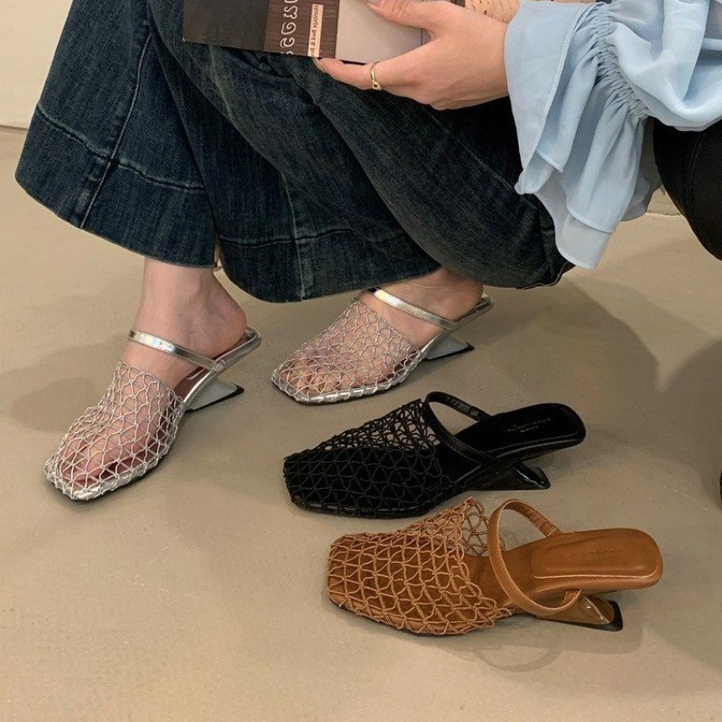 Weave Mesh Women High Heels Sa - Women'S Fashion Trends Summer 2025 avis et prix