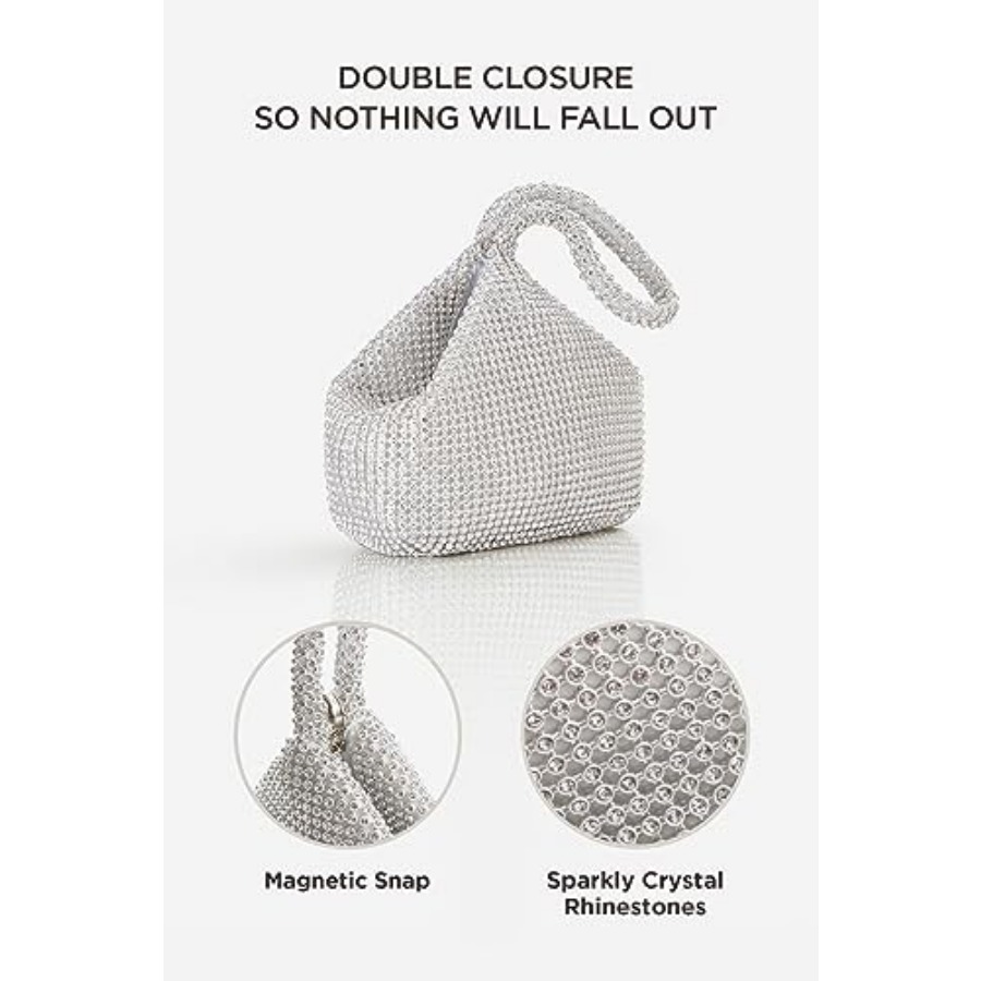 Women's Rhinestone Clutch Even - Women'S Fashion Of The 1920S avis et prix