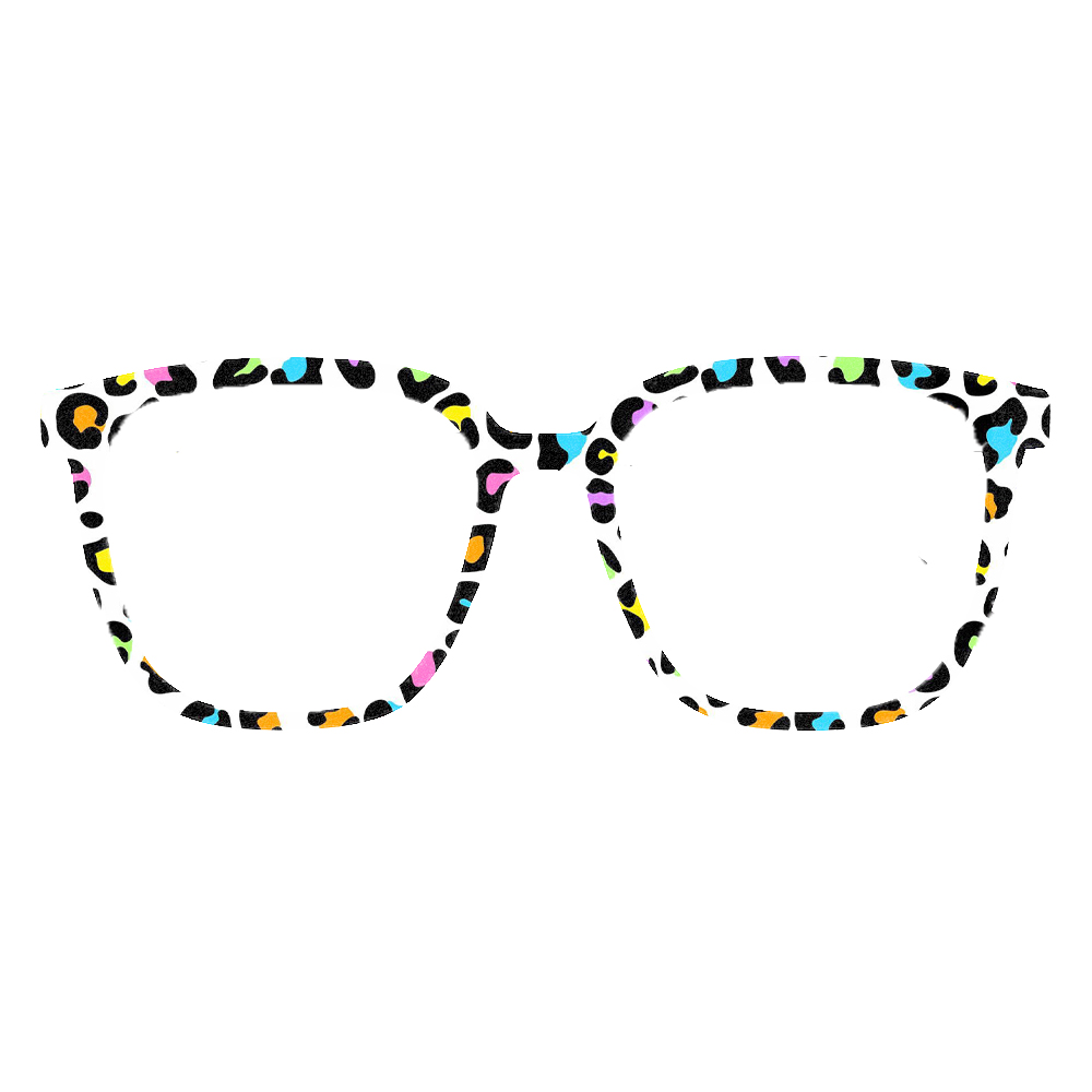 Trendy Rainbow Leopard Print S - Women'S Fashion Eyewear avis et prix