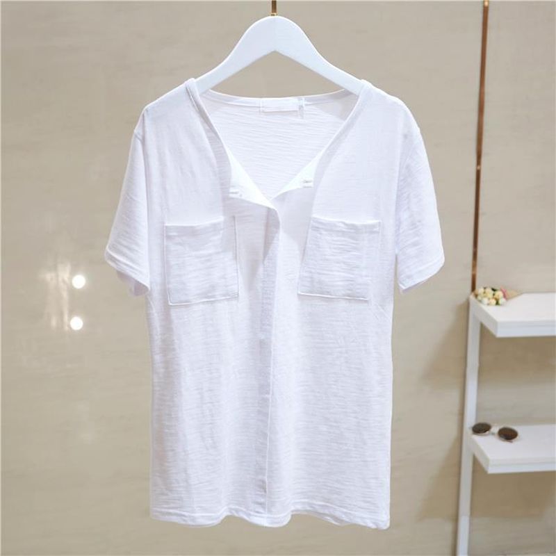 Summer Trend Slub Cotton T Shi - Women'S Fashion Trends Summer 2025 avis et prix