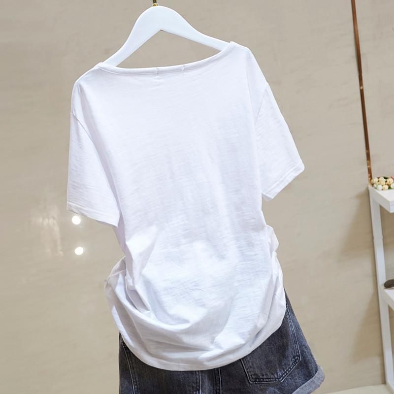 Summer Trend Slub Cotton T Shi - Women'S Fashion Trends Summer 2025 avis et prix