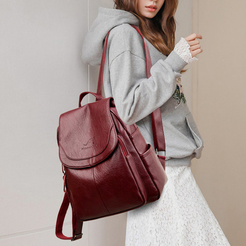 9 Color Women Soft Leather Bac - Women Fashion Online avis et prix