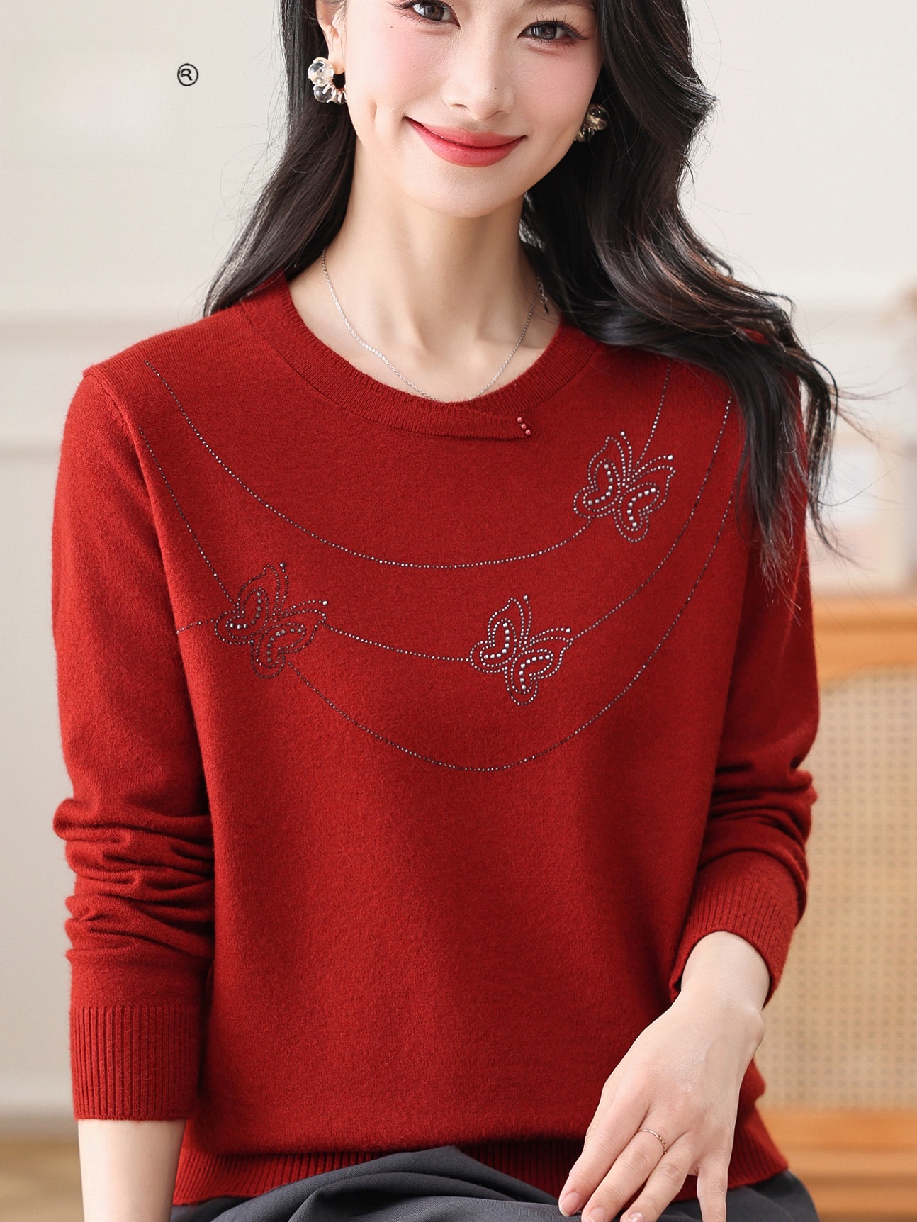 Spring Fashion Embroidered Kni - Women Fashion Over 60 avis et prix