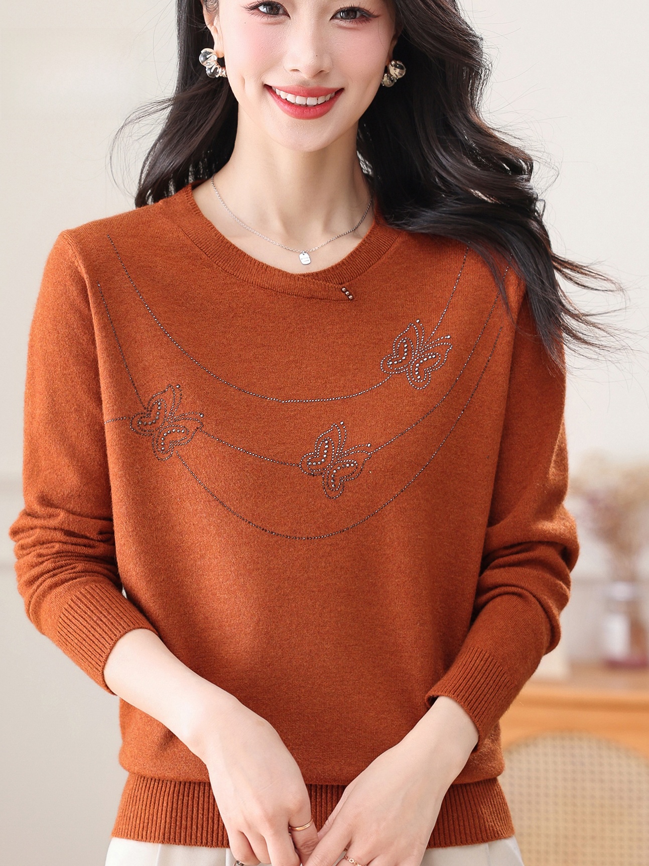 Spring Fashion Embroidered Kni - Women Fashion Over 60 avis et prix