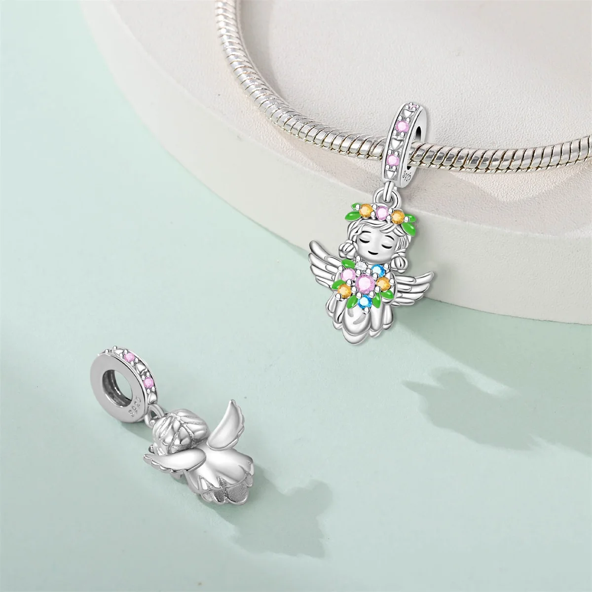Silver-Plated Umbrella Charm B - Women'S Fashion Umbrella avis et prix