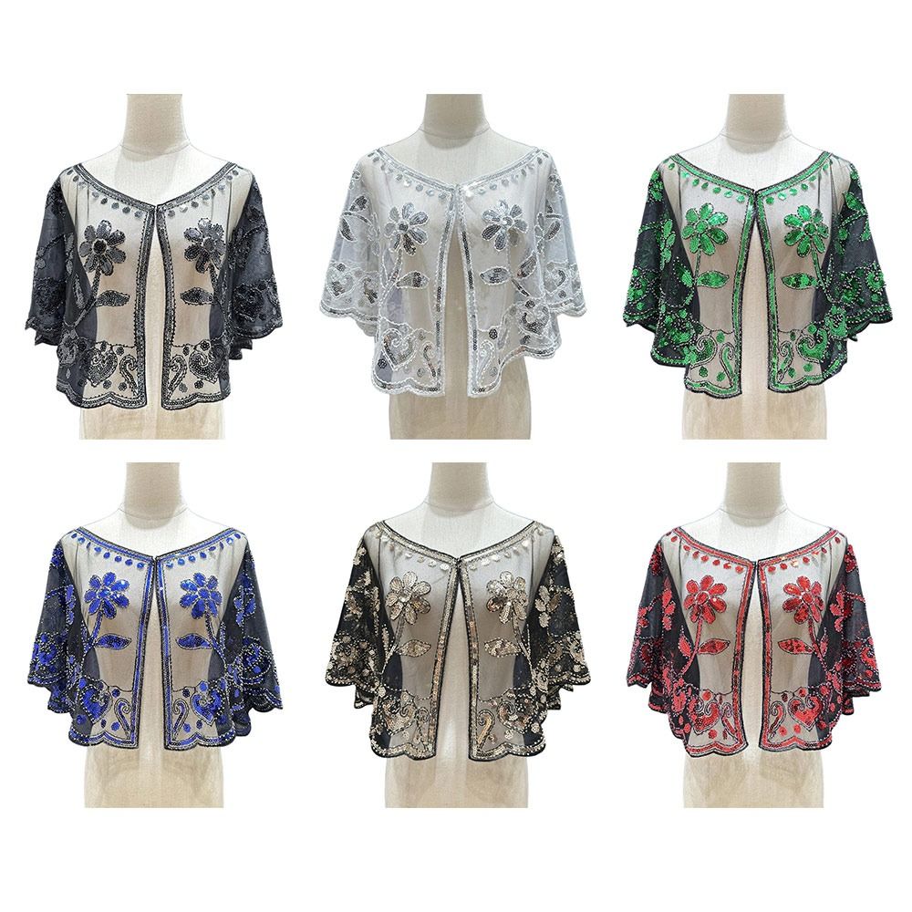 New 1920s Shoulder Shawl Spark - Women'S Fashion Of The 1920S avis et prix