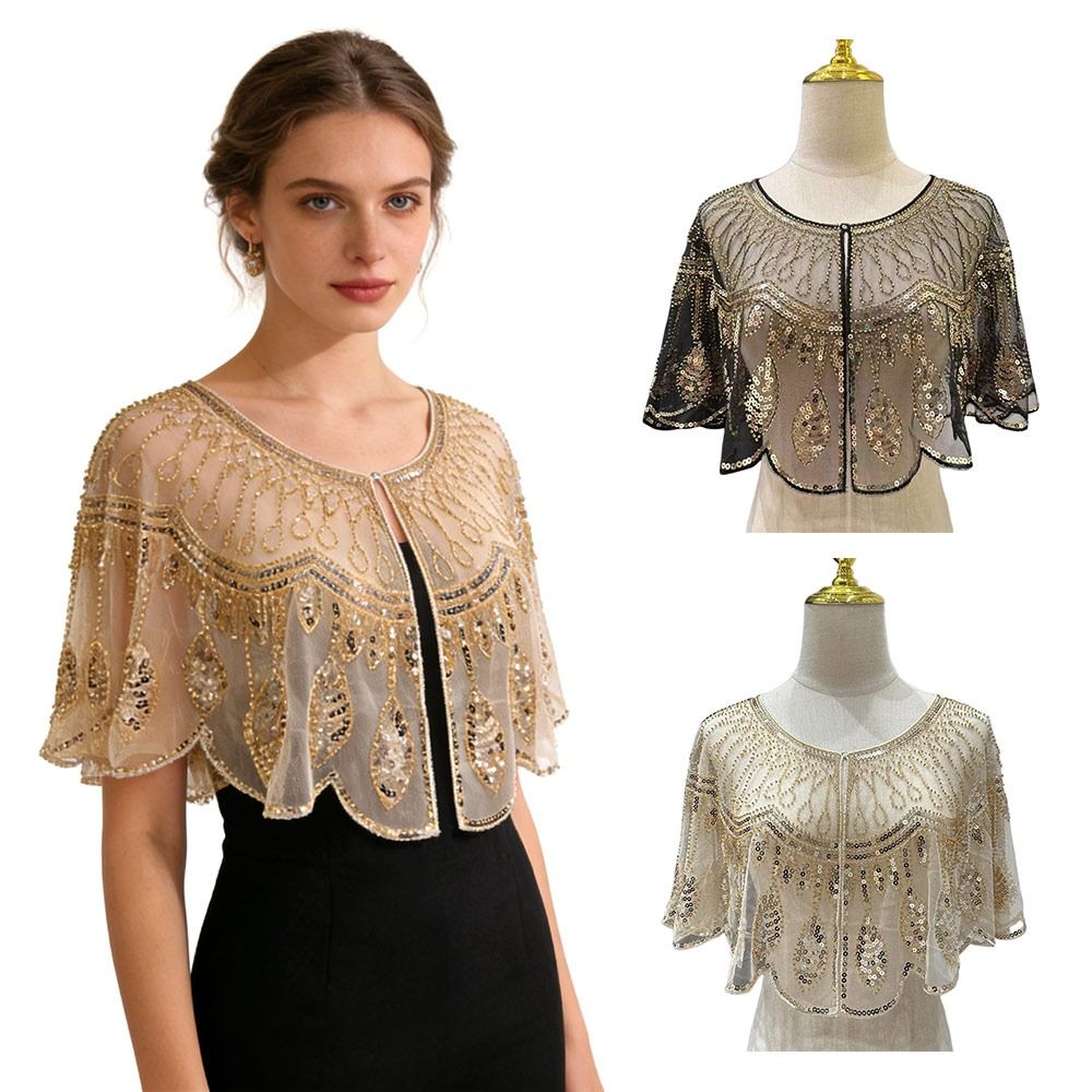 Fashion 1920s Flapper Shawl Fl - Women'S Fashion Of The 1920S avis et prix