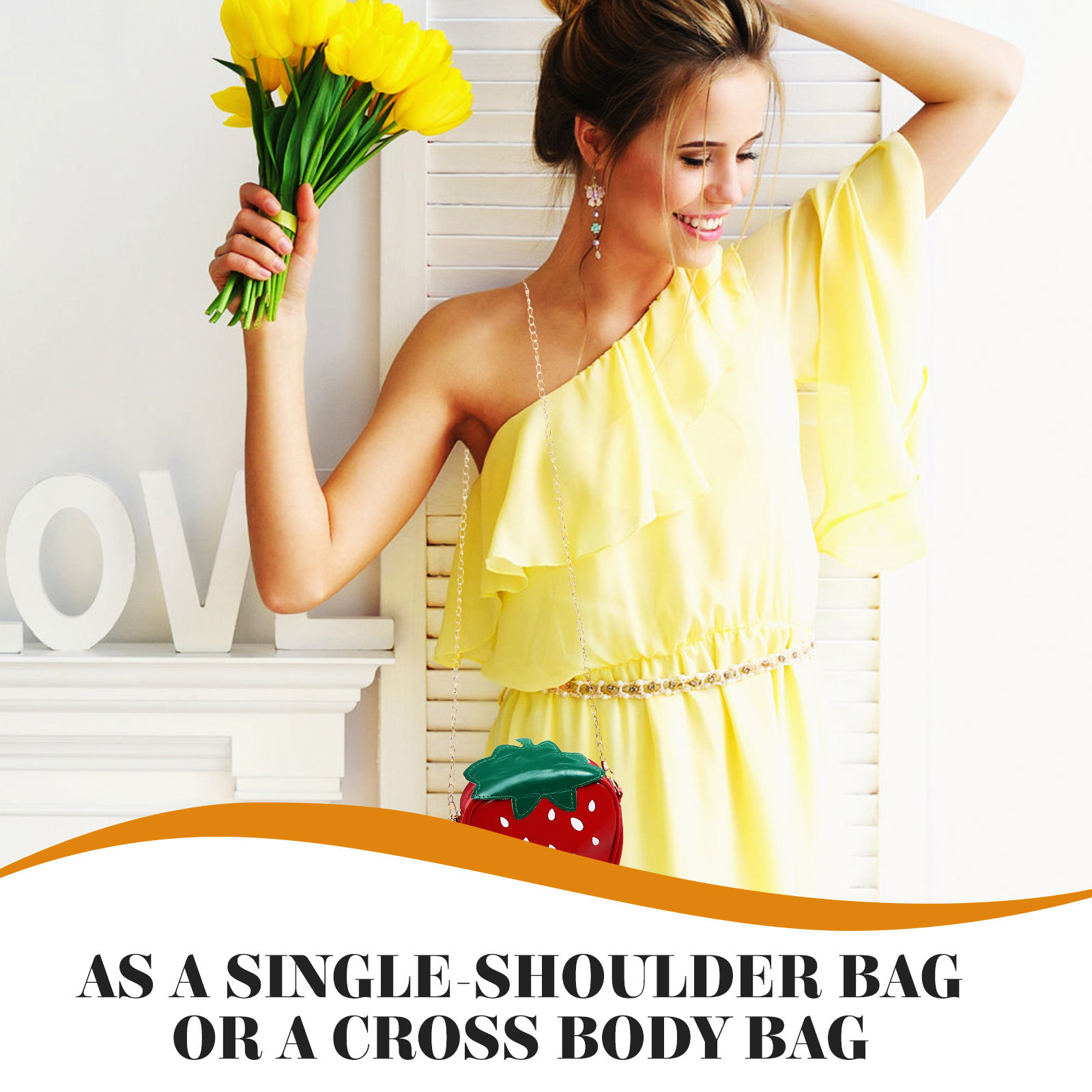 Trendy Fruit Shape Cross Body  - Women Fashion Designer avis et prix