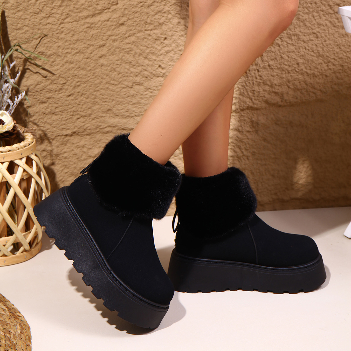Women's Autumn Winter Plush Li - Women Fashion Online avis et prix