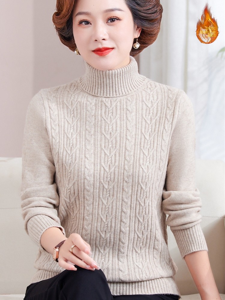 Fashionable Thickened Knitted  - Women Fashion Over 60 avis et prix