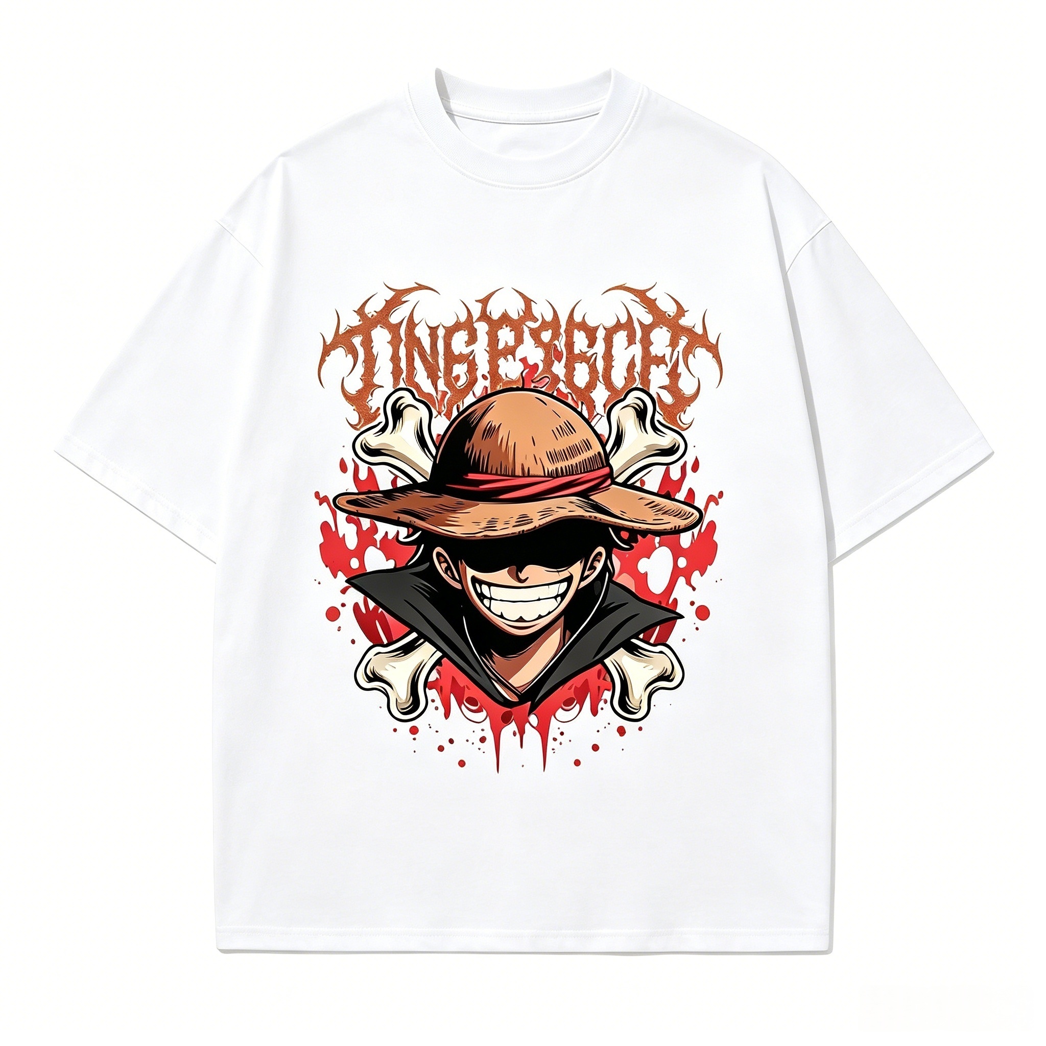 One Piece Luffy Oversized T-Sh - Straw Hat Summer avis et prix