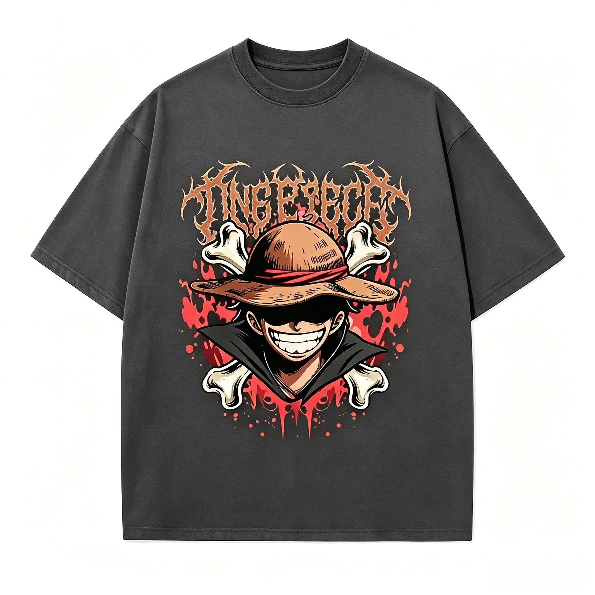 One Piece Luffy Oversized T-Sh - Straw Hat Summer avis et prix