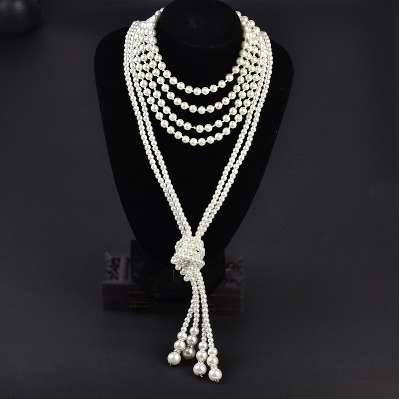 1920s Pearls Necklace Fashion  - Women'S Fashion Of The 1920S avis et prix