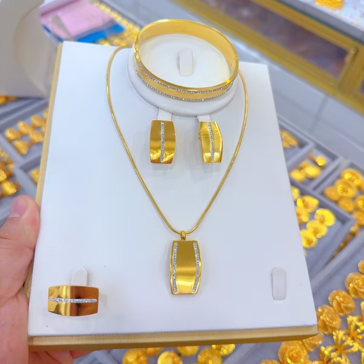 New Middle East French Titaniu - Women'S Fashion Rings Gold avis et prix
