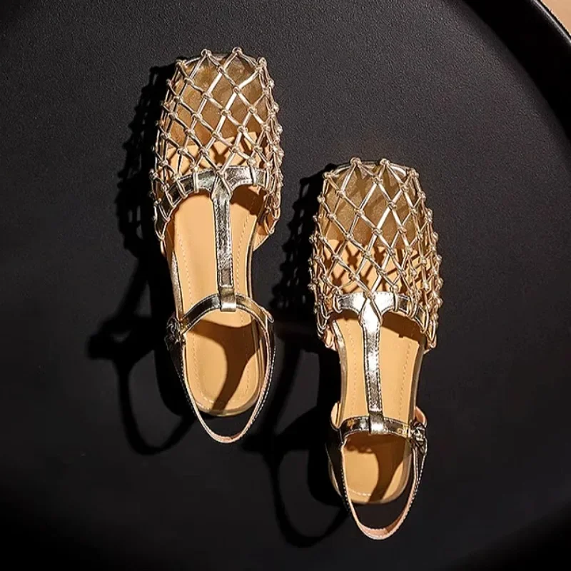 Women Weave Mesh Sandals Squar - Women'S Fashion Trends Summer 2025 avis et prix