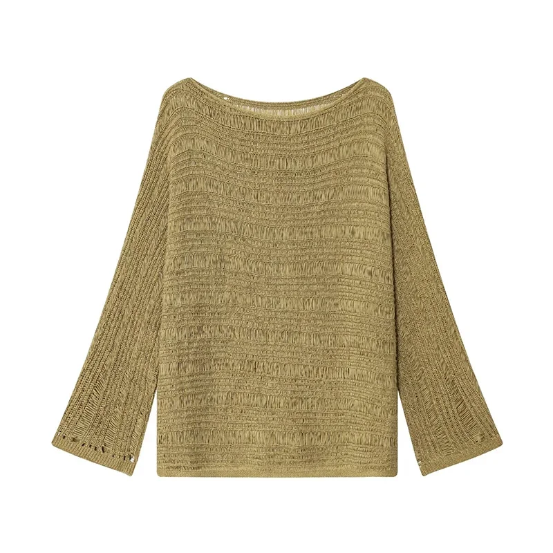 Vintage Boat Neck Knit Sweater - Women'S Fashion avis et prix