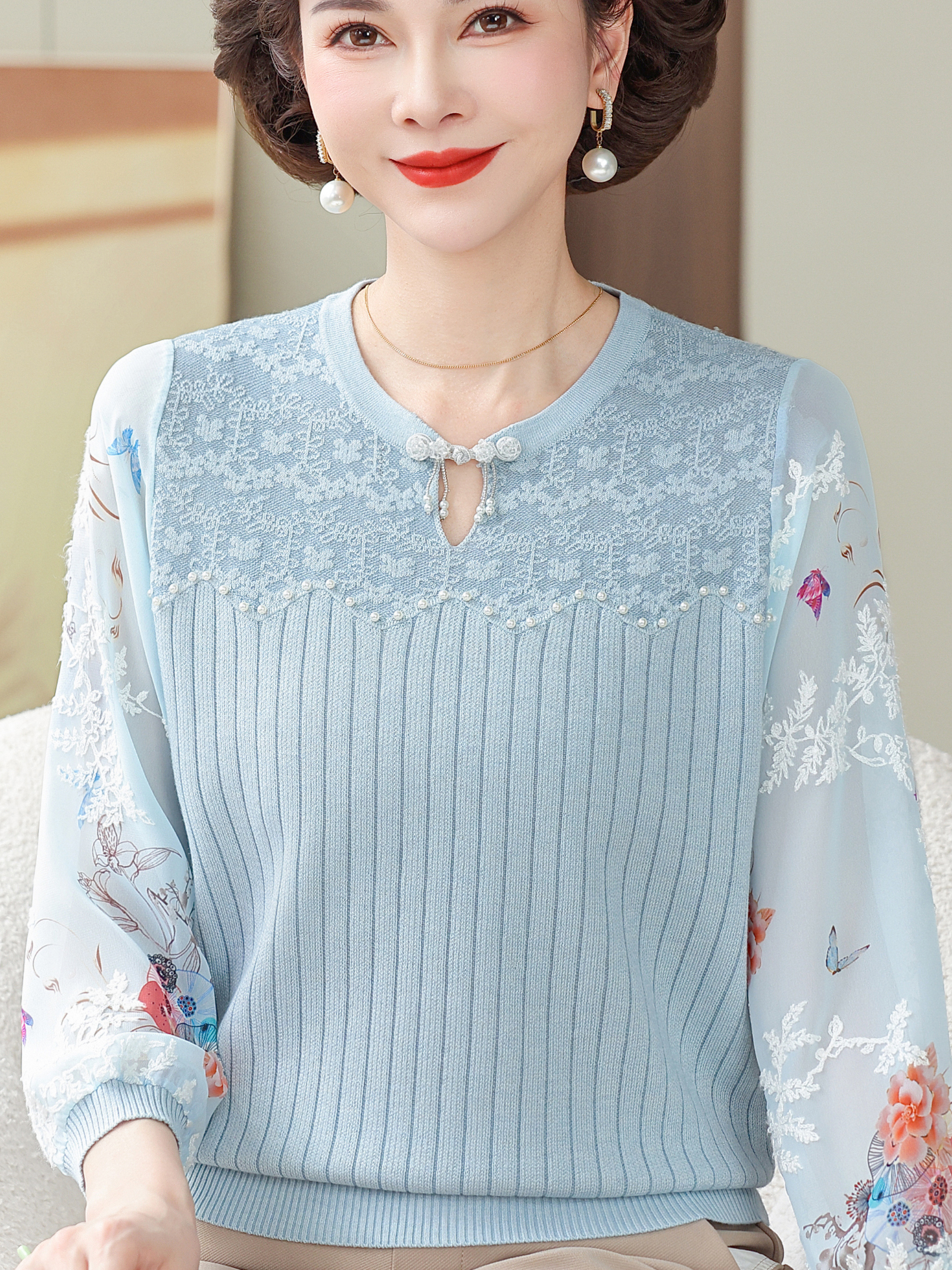 Spring Fashion Knitted Sleevel - Women Fashion Over 60 avis et prix