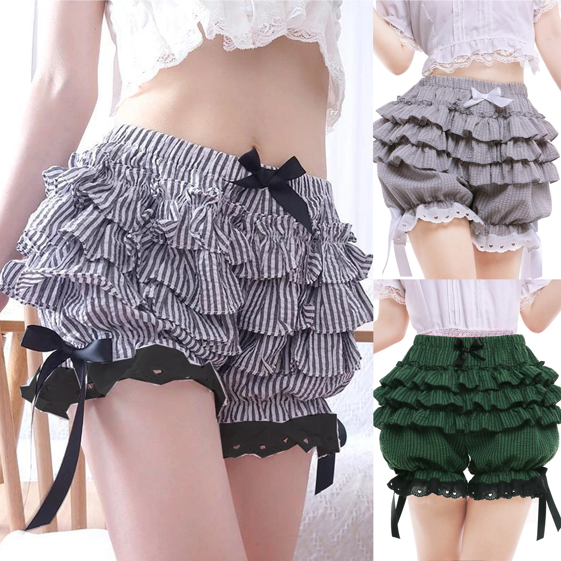 Lolita pants cute strap bow-kn - Women'S Fashion Kilt avis et prix