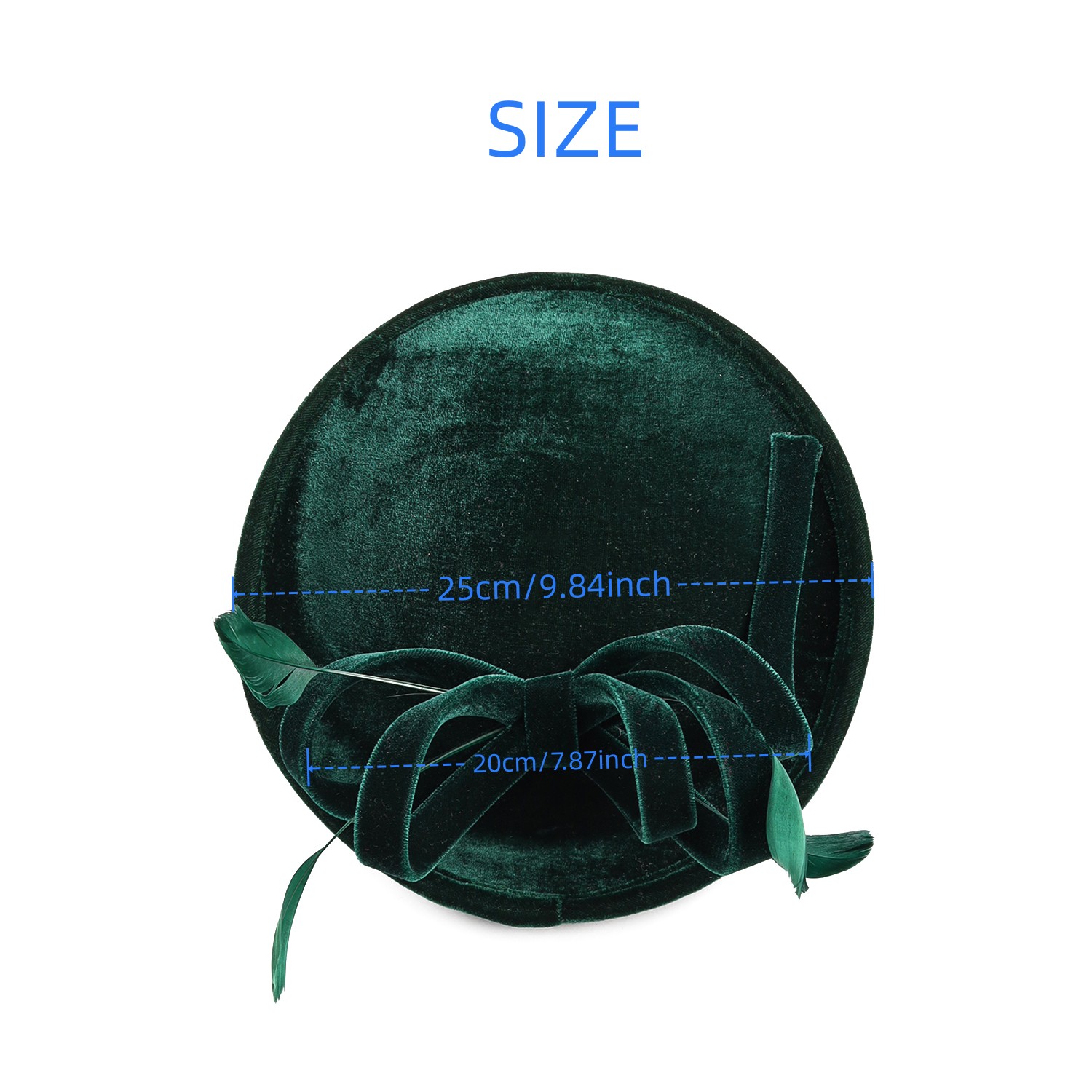 Velour Velvet Fascinator Feath - Women'S Fashion Boutique avis et prix