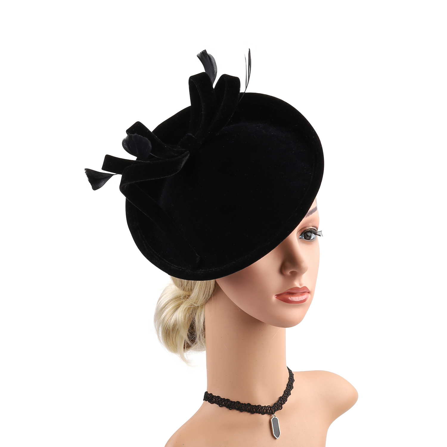 Velour Velvet Fascinator Feath - Women'S Fashion Boutique avis et prix