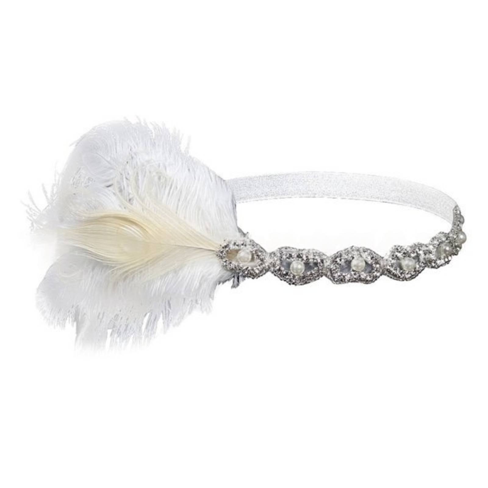 Jazz Age Feather Headband Vint - Women'S Fashion Of The 1920S avis et prix