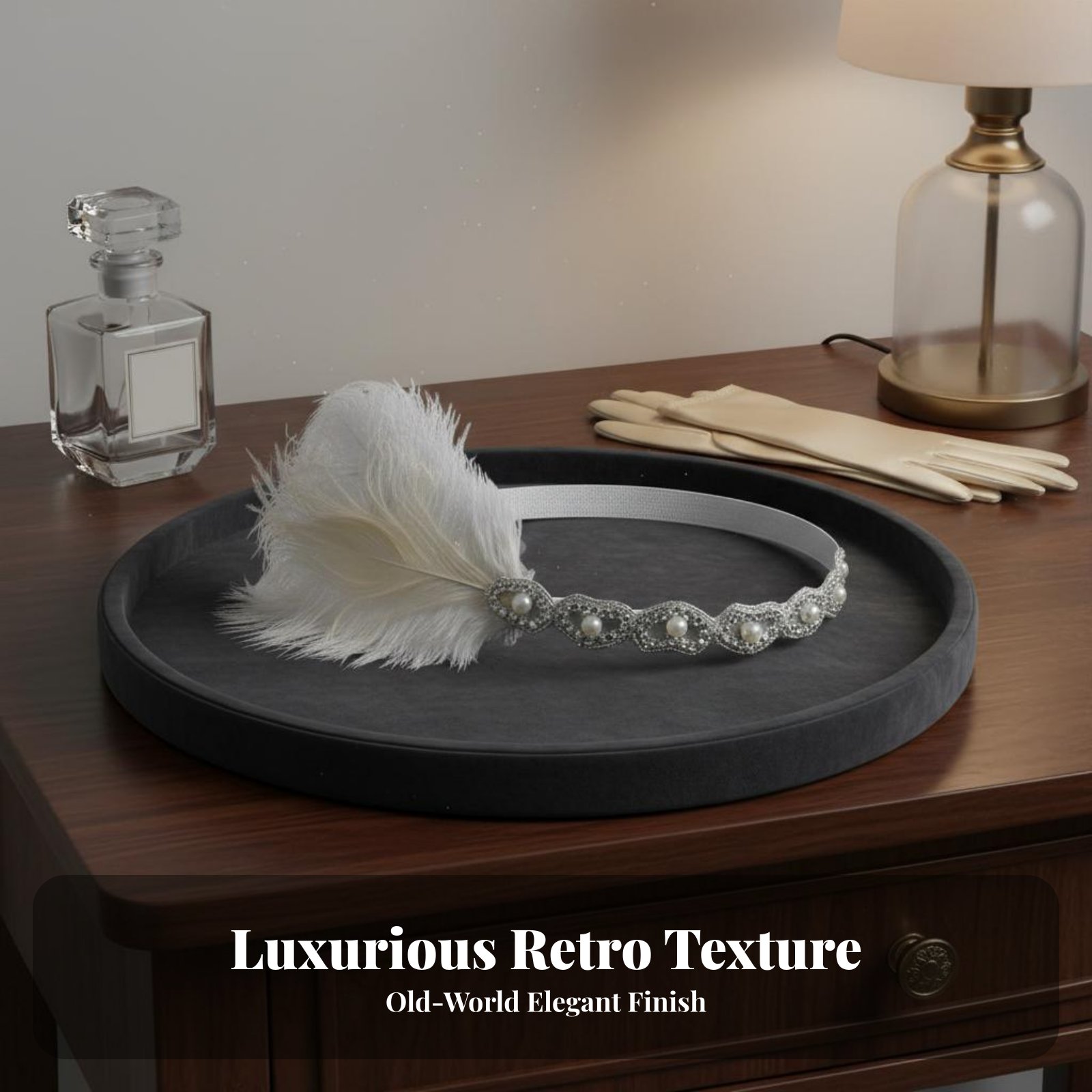 Jazz Age Feather Headband Vint - Women'S Fashion Of The 1920S avis et prix