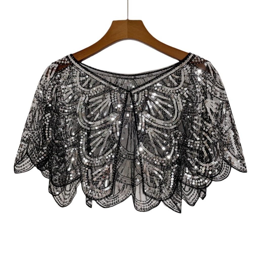 Art Deco Hollowed-out Shawl Be - Women'S Fashion Knitwear avis et prix