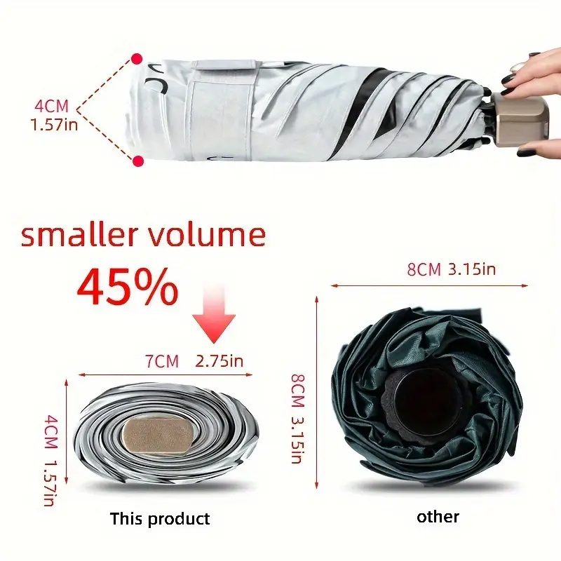 Small Folding Umbrella Sun Wom - Women'S Fashion Umbrella avis et prix