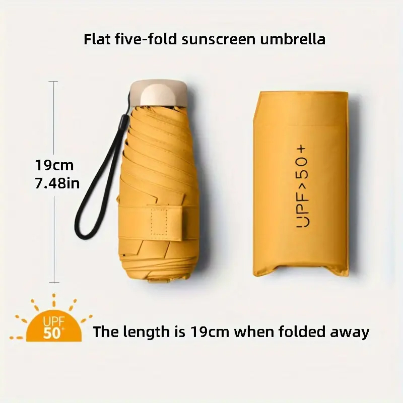 Small Folding Umbrella Sun Wom - Women'S Fashion Umbrella avis et prix
