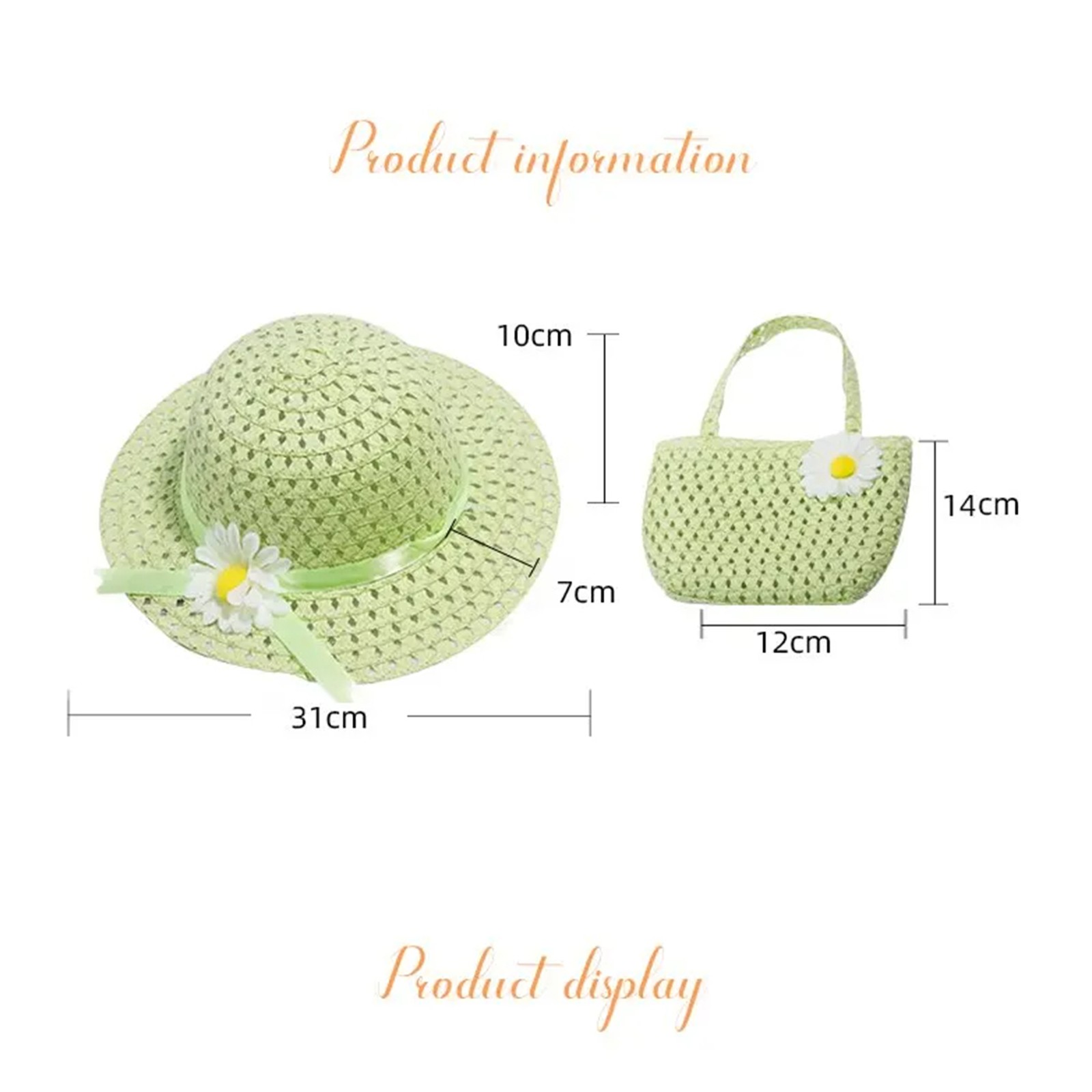 Fashionable Girl's Straw Hat K - Straw Hat Summer avis et prix