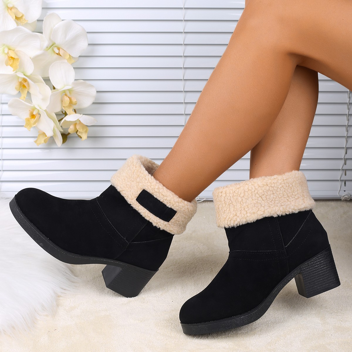 Winter Women chunky-square-hee - Women Fashion Online avis et prix